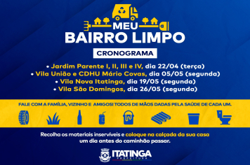 CAMPANHA BAIRRO LIMPO – COMBATE À DENGUE 