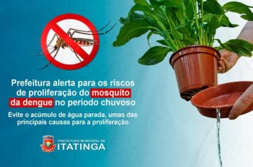 Nnovo levantamento dos casos de suspeita de dengue no município.