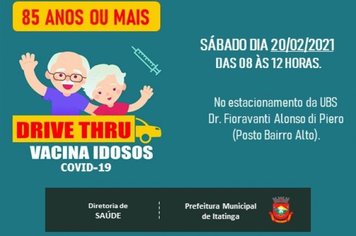 VACINAÇÃO IDOSOS COM 85 ANOS OU MAIS 