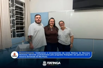 Encerramento do Curso de Assistente de Recursos Humanos
