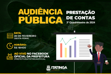 Audiência Pública – 3º Quadrimestre de 2024