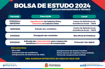 AUXÍLIO BOLSA DE ESTUDO – 2024