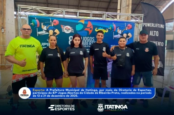 Itatinga se destaca nos Jogos Abertos 2025 em Ribeirão Preto
