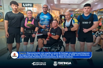 Atletas itatinguenses se destacam na Copa Asa de Ouro em Catanduva!