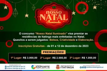 CONCURSO “NOSSO NATAL ILUMINADO” 2023