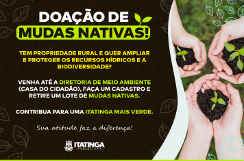 DOAÇÃO DE MUDAS NATIVAS 