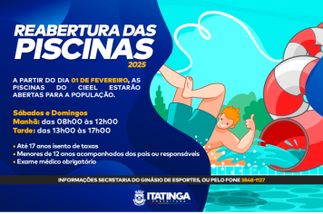Reabertura das Piscinas do CIEEL!