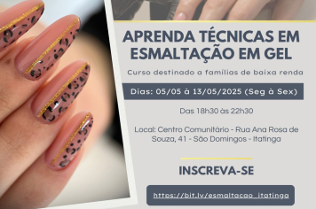 Aprenda técnicas em esmaltação em Gel