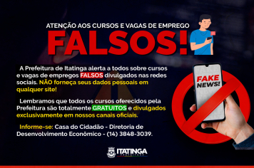 Atenção, munícipes!