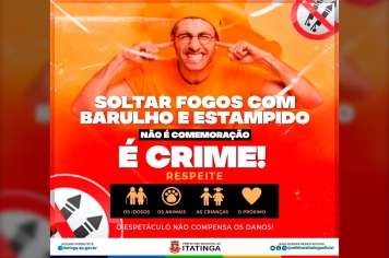 Proibição do uso de fogos com estampido