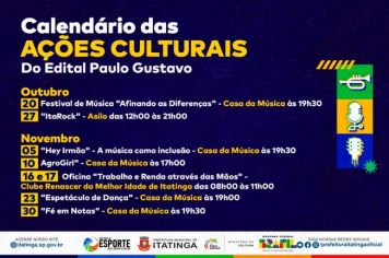 AÇÕES CULTURAIS DO EDITAL PAULO GUSTAVO