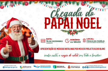 CHEGADA DO PAPAI NOEL 