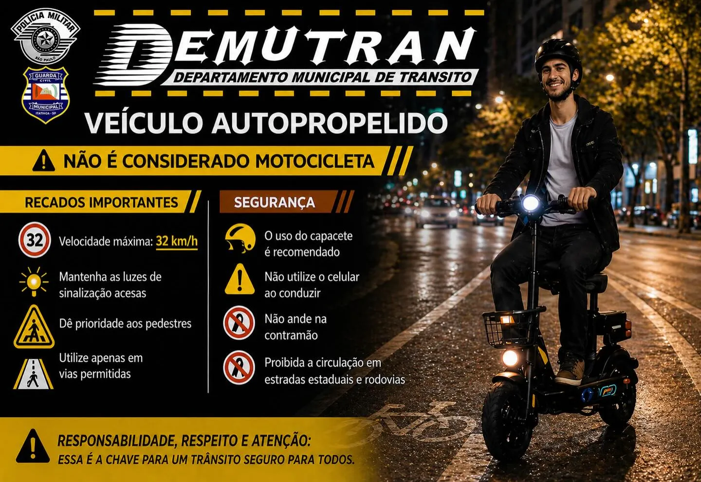 Mobilidade com Segurança: Você conhece as regras para os Autopropelidos?