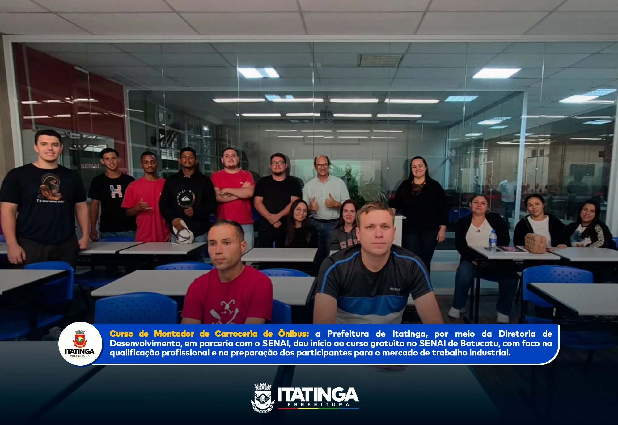 Início do Curso de Montador de Carroceria de Ônibus