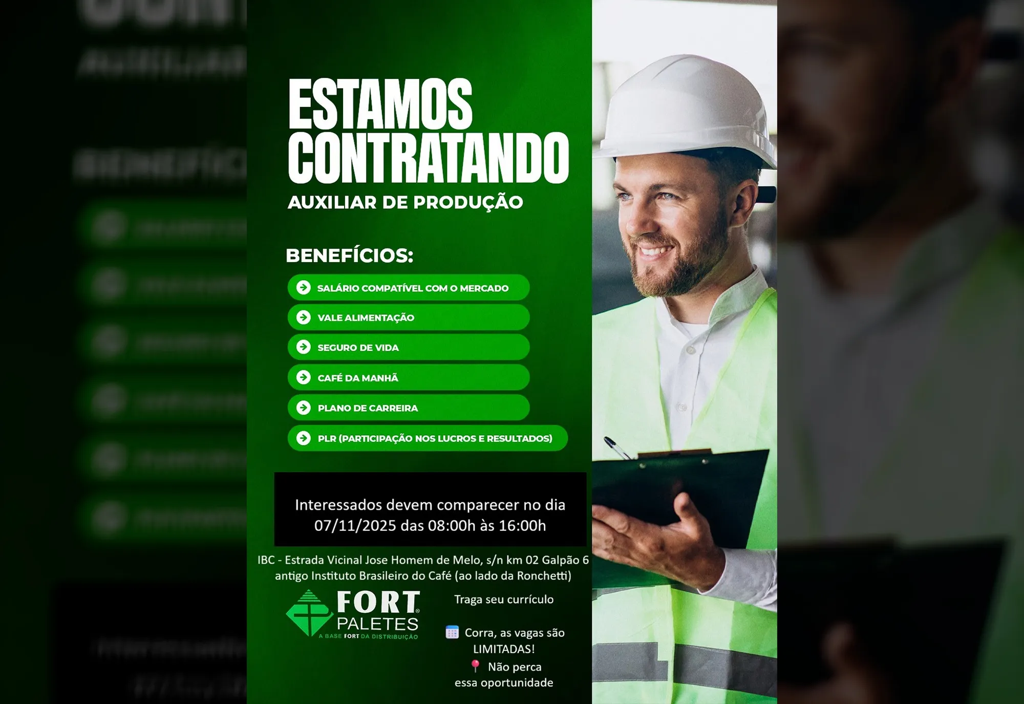 O PAT de Itatinga divulga: