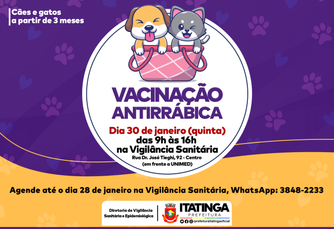 VACINAÇÃO CONTRA RAIVA - 2025