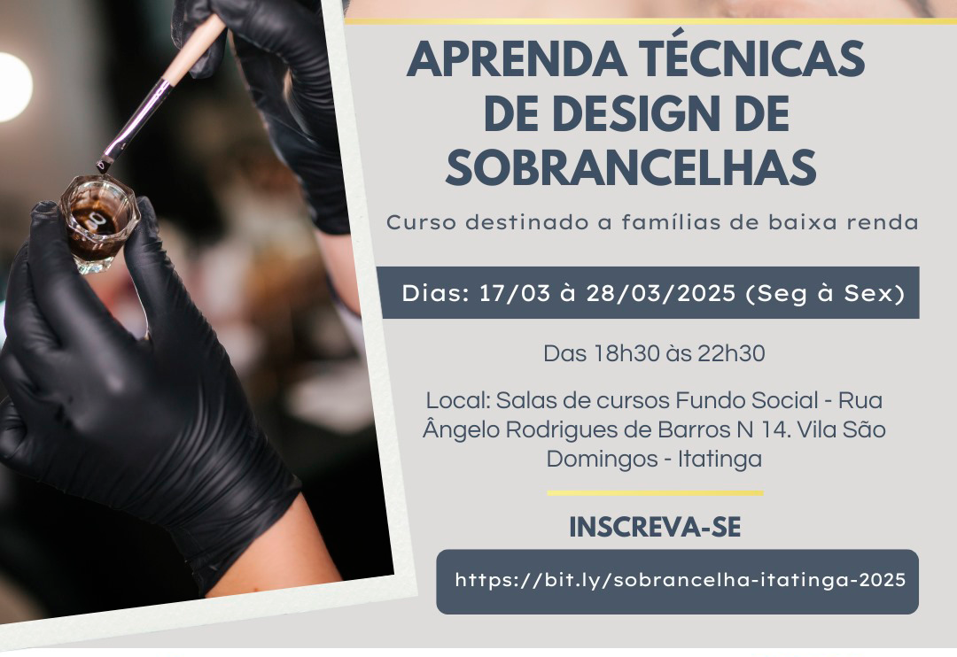APRENDA TÉCNICAS DE DESIGN DE SOBRANCELHAS