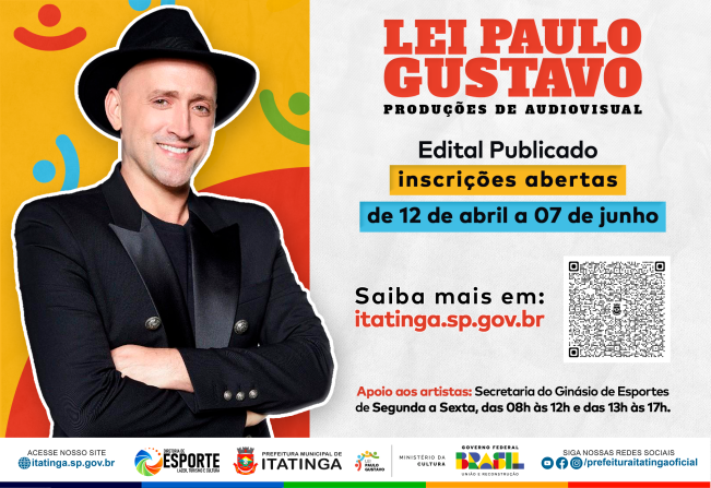 EDITAL “ LEI PAULO GUSTAVO”