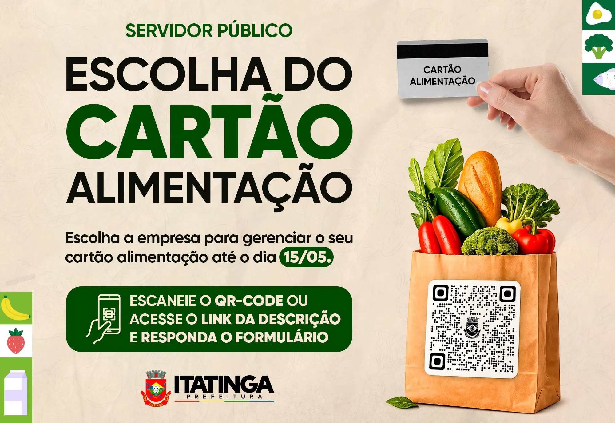Atenção, servidores públicos de Itatinga!