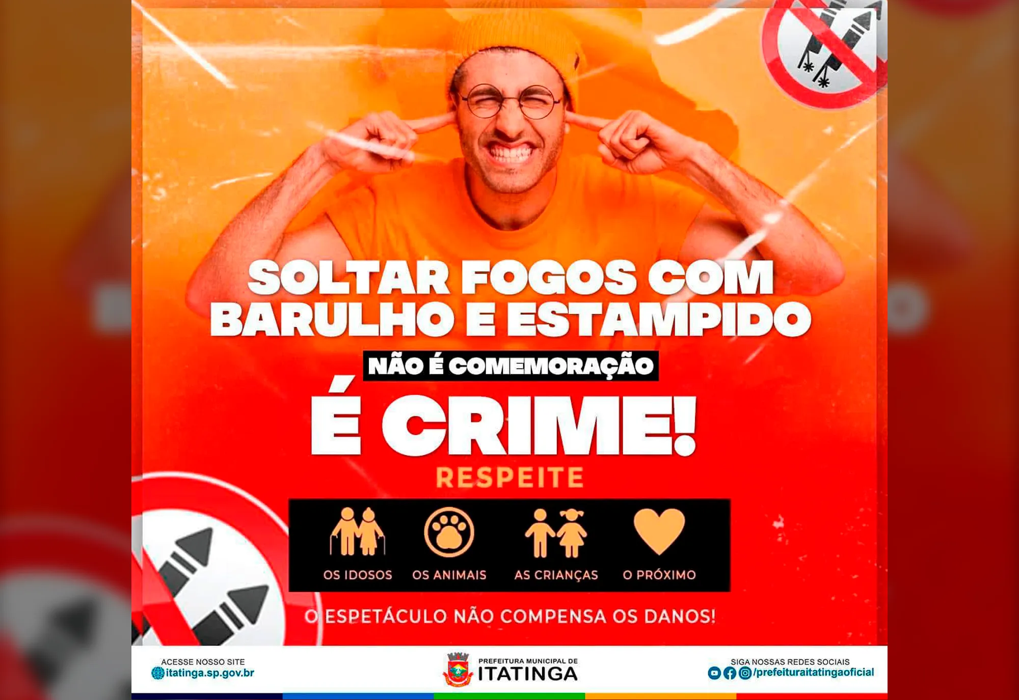 Proibição do uso de fogos com estampido